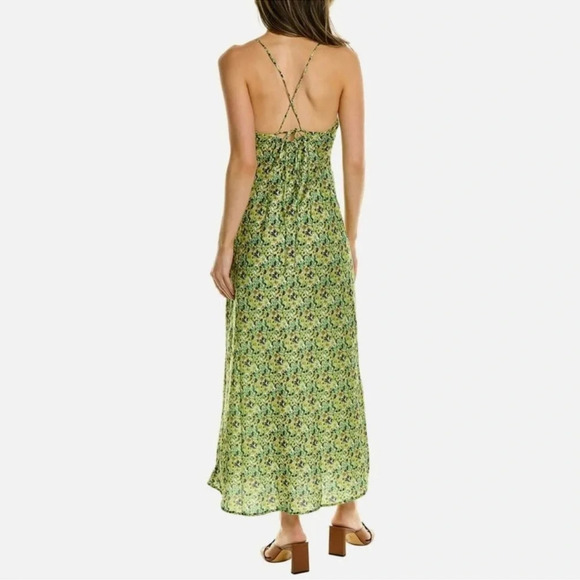Favorite Daughter The Envy Slip Dress Green Floral Size M, L - Picture 2 of 15
